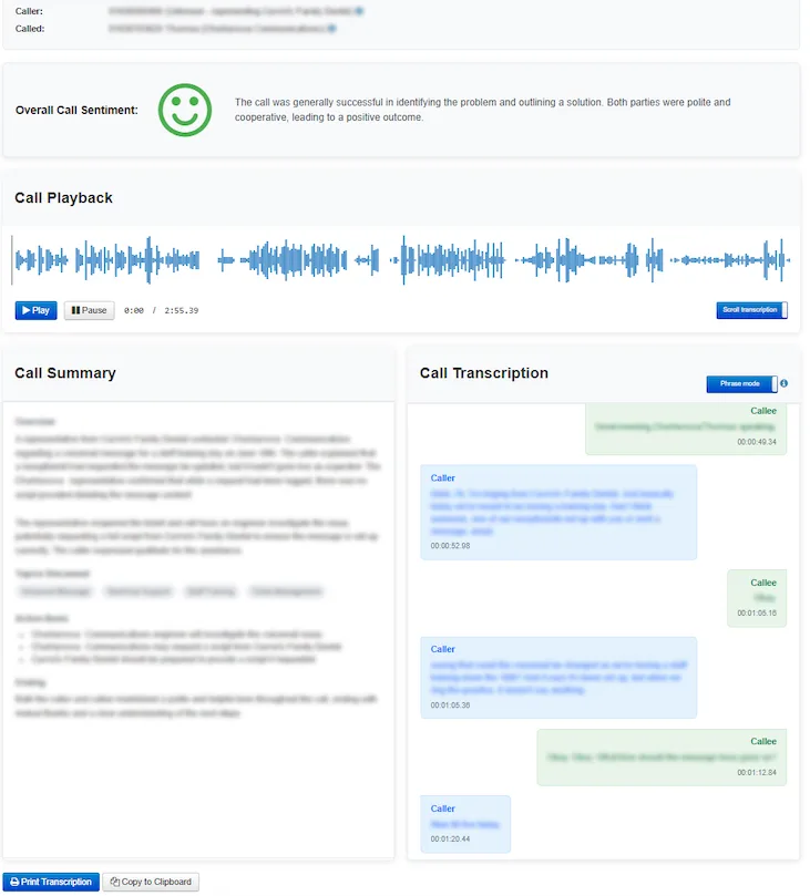AI screenshot blur