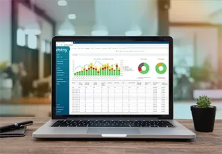 Advanced wallboard showing live call statistics