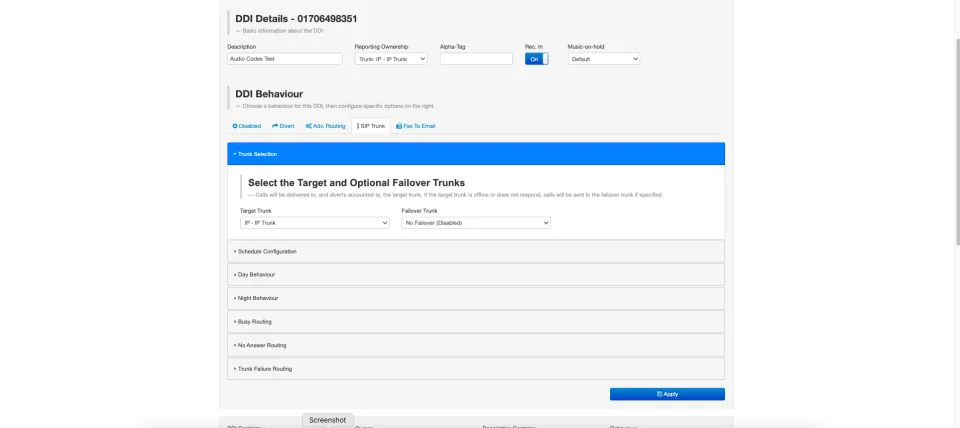 Number manager detailed