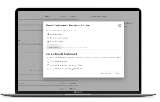 Sharing a dashboard with colleagues